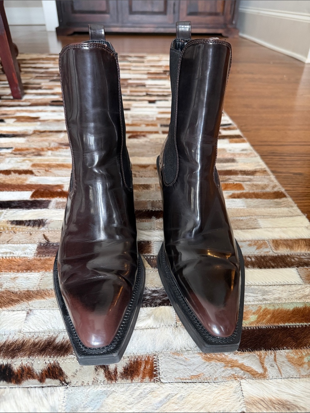 Circus NY by Sam Edelman ‘Mindy’ women’s ankle boots in ombré brown 8.5 - Picture 9 of 10